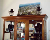 Top of display case