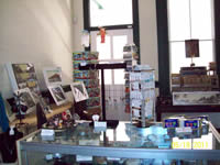 Items for sale in gift shop